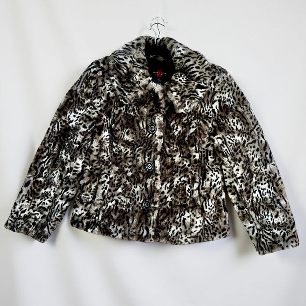 Gallery Petites Faux Fur Teddy Coat